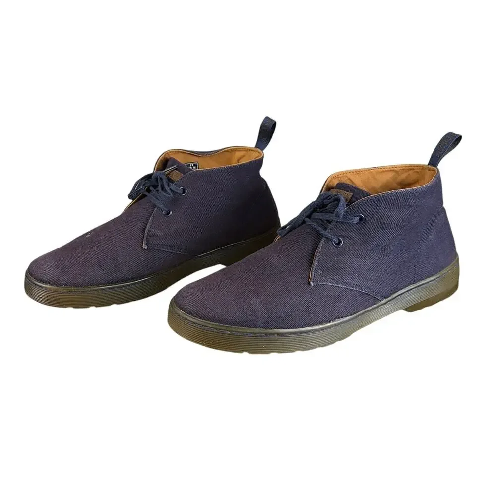 Dr Martens Mayport Purple Canvas Chukka Boots Mens Size 13 Casual